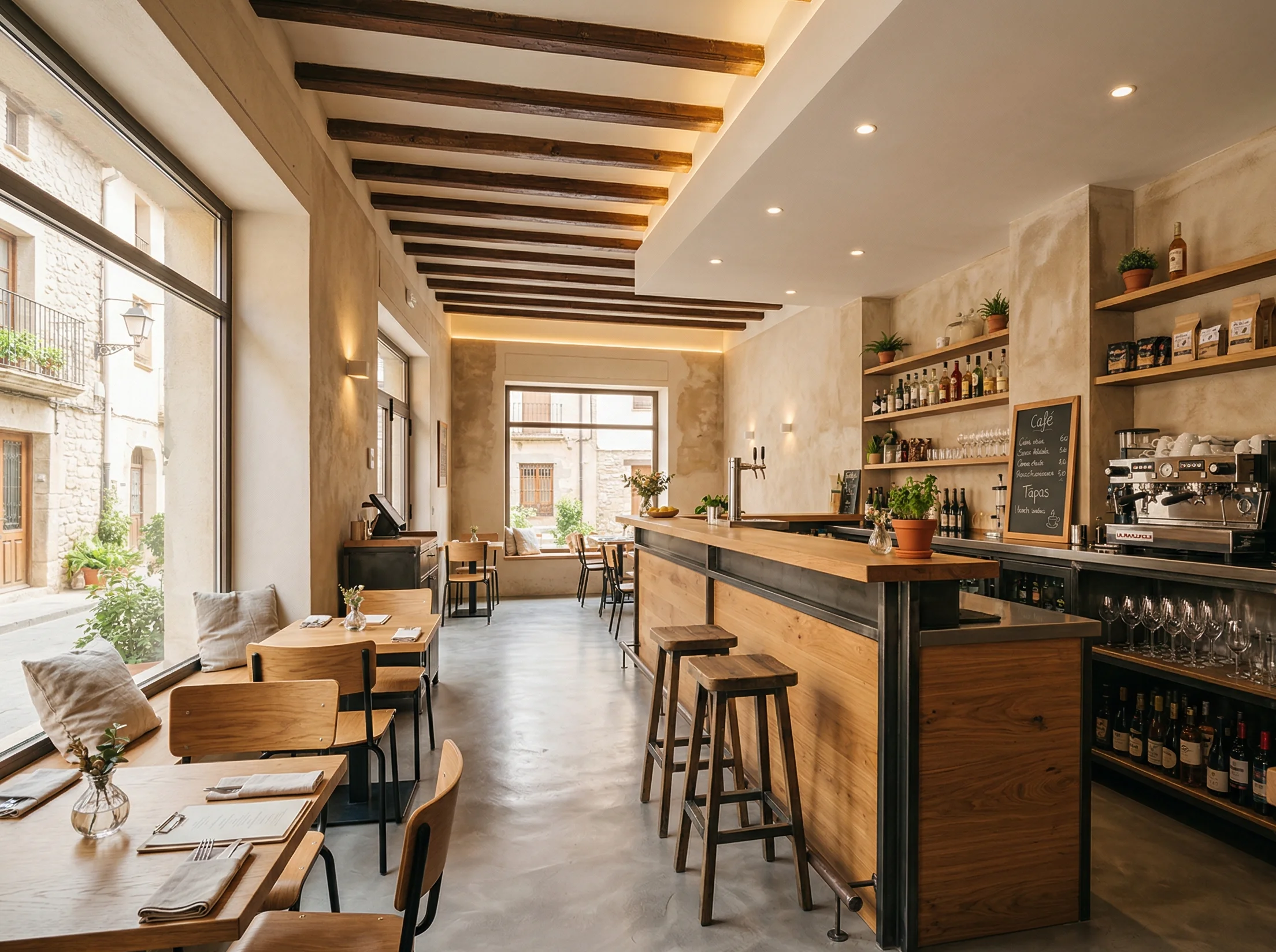 Reformas de Locales en Albacete — local tipo restaurante reformado